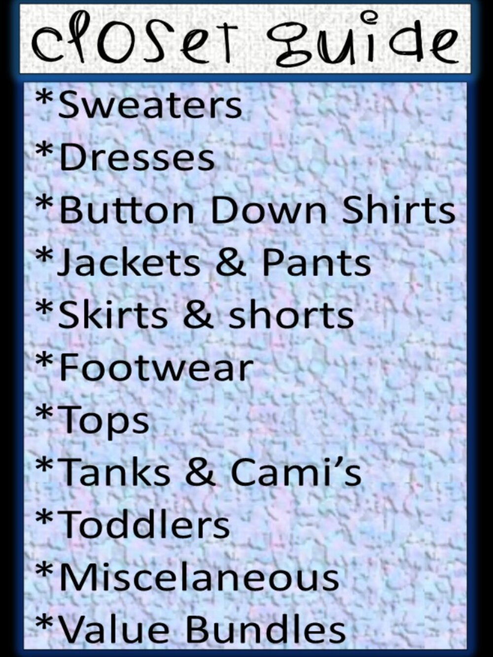 Closet Guide - Picture 4 of 4
